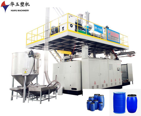 Three Layer Double Ring Drum Blow Molding Machine For Large Scale Production